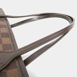 Pre Owned Louis Vuitton Neverfull PM Damier Ebene Coated Canvas Tote Bag