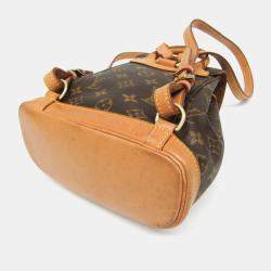 Pre Owned Louis Vuitton Mini Montsouris Monogram Coated Canvas Backpack