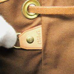 Pre Owned Louis Vuitton Mini Montsouris Monogram Coated Canvas Backpack