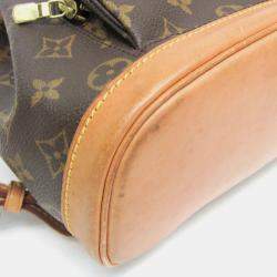Pre Owned Louis Vuitton Mini Montsouris Monogram Coated Canvas Backpack