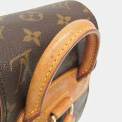 Pre Owned Louis Vuitton Mini Montsouris Monogram Coated Canvas Backpack