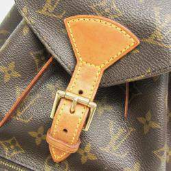 Pre Owned Louis Vuitton Montsouris MM Monogram Coated Canvas Backpack
