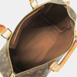 Pre Owned Louis Vuitton Speedy 35 Monogram Coated Canvas Shoulder Bag