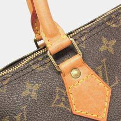Pre Owned Louis Vuitton Speedy 35 Monogram Coated Canvas Shoulder Bag