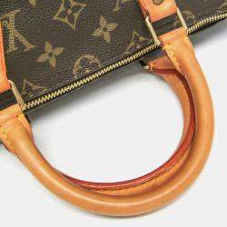 Pre Owned Louis Vuitton Speedy 35 Monogram Coated Canvas Shoulder Bag