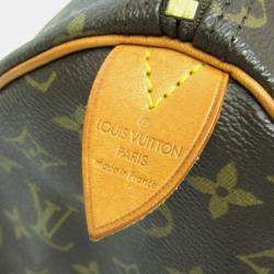 Pre Owned Louis Vuitton Speedy 35 Monogram Coated Canvas Shoulder Bag