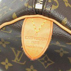 Pre Owned Louis Vuitton Speedy 35 Monogram Coated Canvas Shoulder Bag