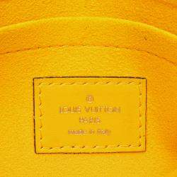 Pre Owned Louis Vuitton Yellow Epi Neverfull MM