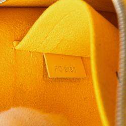 Pre Owned Louis Vuitton Yellow Epi Neverfull MM