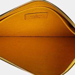 Pre Owned Louis Vuitton Yellow Epi Neverfull MM