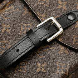 Pre Owned Louis Vuitton Brown Monogram Macassar Christopher Messenger