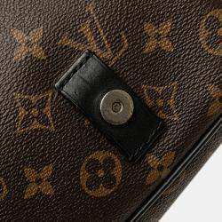Pre Owned Louis Vuitton Brown Monogram Macassar Christopher Messenger