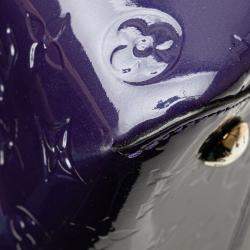 Pre Owned Louis Vuitton Purple Monogram Vernis Melrose