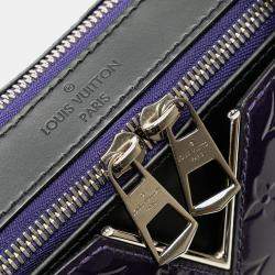 Pre Owned Louis Vuitton Purple Monogram Vernis Melrose