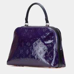 Pre Owned Louis Vuitton Purple Monogram Vernis Melrose