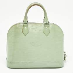 Pre Owned Louis Vuitton Amande Electric Epi Leather Alma PM Bag