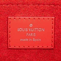 Pre Owned Louis Vuitton Brown Red Monogram Epi Saint Michel
