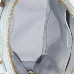 Pre Owned Louis Vuitton Blue Glacier Bubblegram Calfskin Alma BB Bag