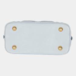 Pre Owned Louis Vuitton Blue Glacier Bubblegram Calfskin Alma BB Bag