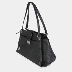 Pre Owned Louis Vuitton Black Monogram Mahina Sevres Bag