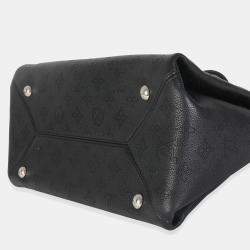 Pre Owned Louis Vuitton Black Monogram Mahina Sevres Bag