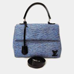 Pre Owned Louis Vuitton Blue Leather Epi Clooney BB