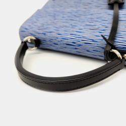 Pre Owned Louis Vuitton Blue Leather Epi Clooney BB