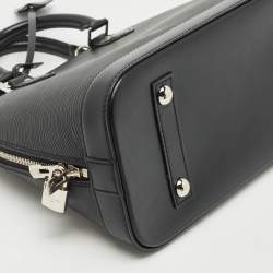 Pre Owned حقيبة لوي فيتون ألما بي إم جلد إيبي أسود