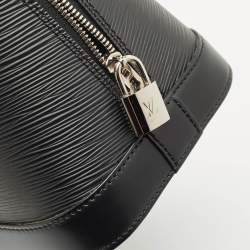 Pre Owned حقيبة لوي فيتون ألما بي إم جلد إيبي أسود