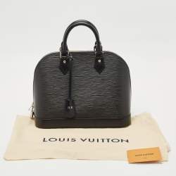 Pre Owned حقيبة لوي فيتون ألما بي إم جلد إيبي أسود