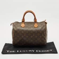 Pre Owned Louis Vuitton Monogram Canvas Speedy 30 Bag