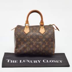Pre Owned Louis Vuitton Monogram Canvas Speedy 25 Bag