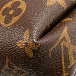 Pre Owned Louis Vuitton Brown Monogram Pallas Clutch