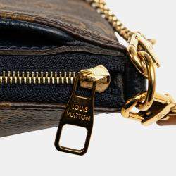 Pre Owned Louis Vuitton Brown Monogram Pallas Clutch