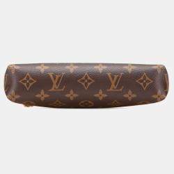 Pre Owned Louis Vuitton Brown Monogram Pallas Clutch