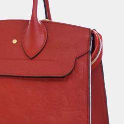 Pre Owned Louis Vuitton Red Monogram Empreinte Pont Neuf MM