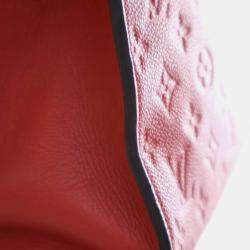 Pre Owned Louis Vuitton Red Monogram Empreinte Pont Neuf MM