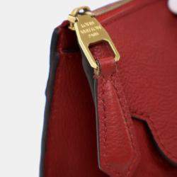 Pre Owned Louis Vuitton Red Monogram Empreinte Pont Neuf MM