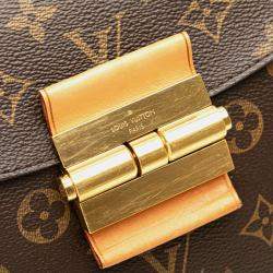 Pre Owned Louis Vuitton Brown Monogram Olympe MM