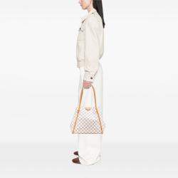 Pre Owned Louis Vuitton White Damier Azur Propriano Bag 