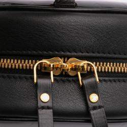Pre Owned Louis Vuitton Black Monogram Vernis Boite Chapeau Souple MM Bag
