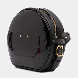 Pre Owned Louis Vuitton Black Monogram Vernis Boite Chapeau Souple MM Bag