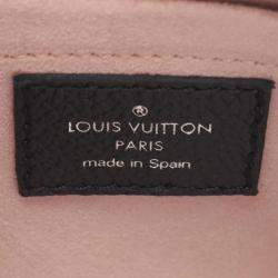 Pre Owned Louis Vuitton Marelle Black Epi Leather Handbag
