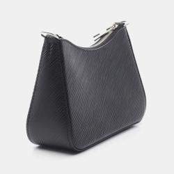 Pre Owned Louis Vuitton Marelle Black Epi Leather Handbag