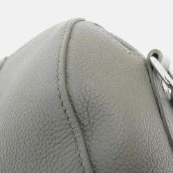 Pre Owned Louis Vuitton City Keepall LV Aerogram Black Leather Boston Bag