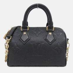 Pre Owned Louis Vuitton Speedy Bandouliere 20 Monogram Empreinte Boston Bag
