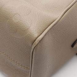 Pre Owned Louis Vuitton Speedy Bandouliere 25 Tourterelle Monogram Empreinte Leather Handbag