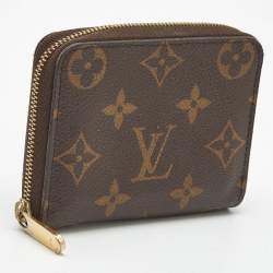 مملوكة مسبقًا محفظة نقود معدنية لوي فيتون كانفاس مونوغرامي بسحاب