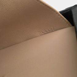 Pre Owned Louis Vuitton Black Leather Golden Light Petite Malle
