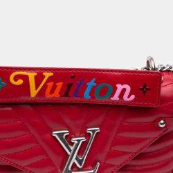 Pre Owned Louis Vuitton Red New Wave Chain Bag PM